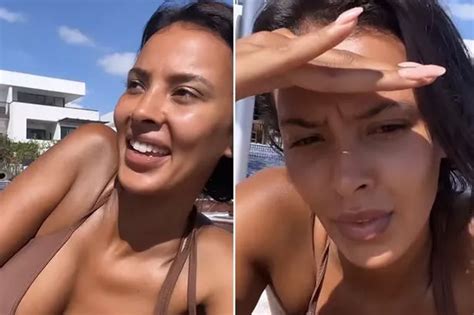 Maya Jama Shows Off Bikini Body As She Lands In Fiji For Love Island