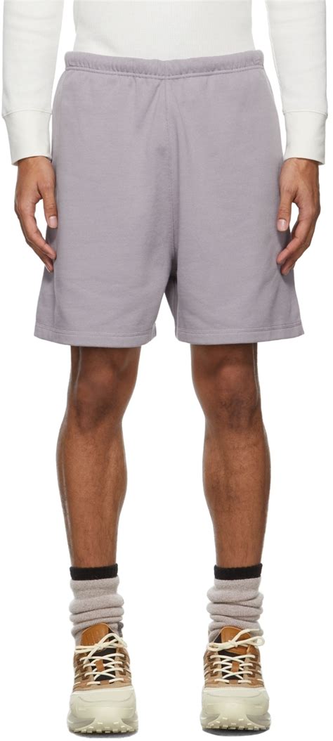 Heron Preston For Calvin Klein Grey Season 2 Fleece Shorts Heron Preston