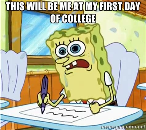 Spongebob School Meme: College by G-Strike251 on DeviantArt