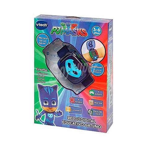 V Tech Vtech Reloj Pj Masks Gatuno Smartwatch Educativo Para Ni Os