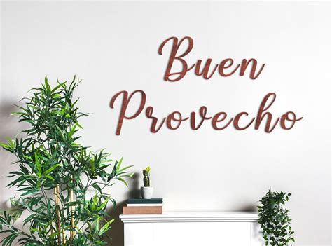 Buen Provecho Kitchen Sign Buen provecho wooden sign Buen | Etsy