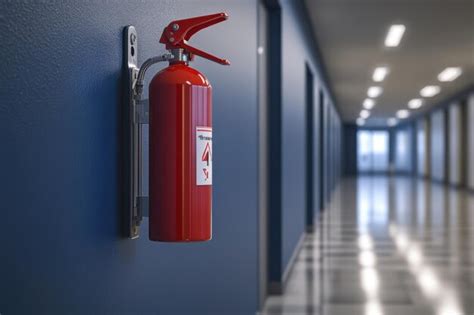 Fire Extinguisher Wall Mount Premium Ai Generated Image