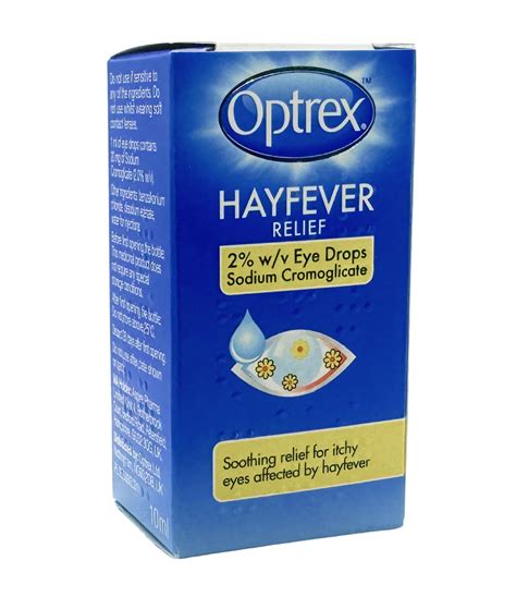 Optrex Hayfever Eye Drops Medicine Drop