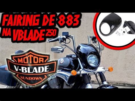 Vblade Bolha De Farol De Harley Como Instalar O Fairing De Iron