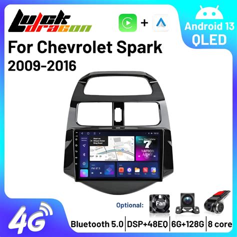 2 Din Android 13 Car Radio For Chevrolet Spark Beat Matiz Creative 2009