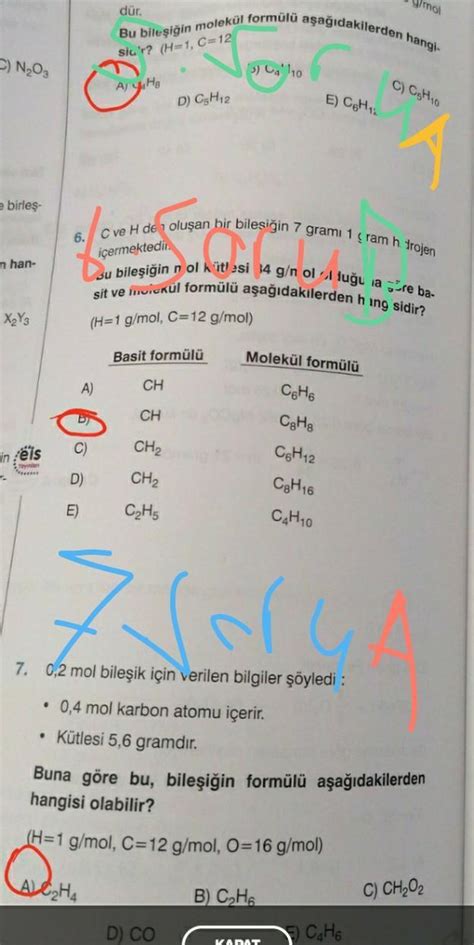 Kimya Acil Yard M L Tfen Birini Bile Yapsan Z Yeter Bana Eodev