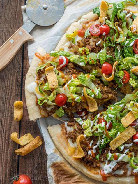 Super Easy Taco Pizza I Wash You Dry