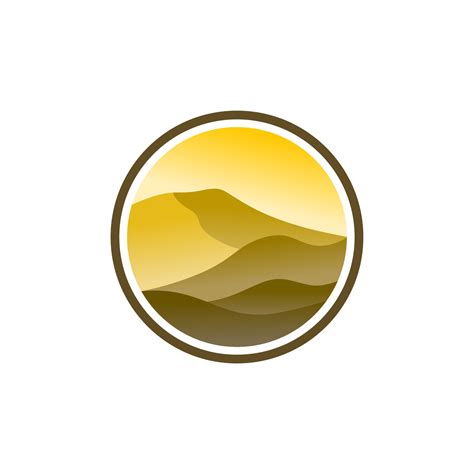 Desert Logo Template. Desert Logotype Isolated. Desert Vector ...