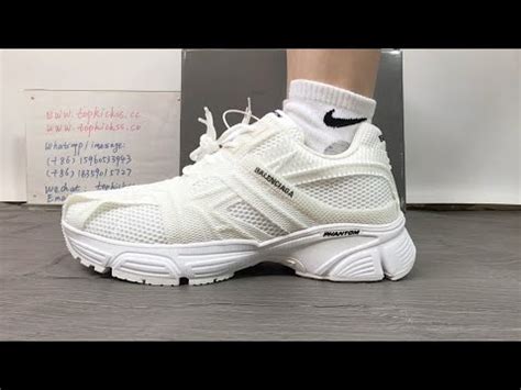 Balenciaga Phantom Sneakers Mesh White On Foot Review From Topkickss