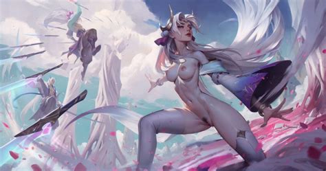 League Of Legends Rule Xxx Ai Generated Long Hair Irelia Semi Nude