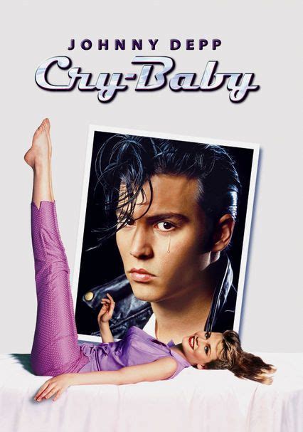 The Poster For The Movie Cry Baby Starring Johnny Depp