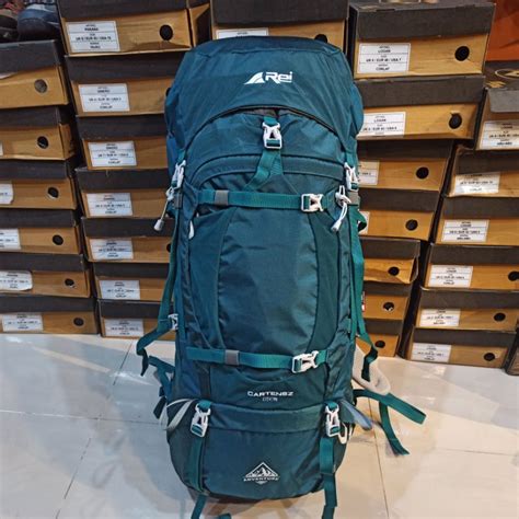 Jual Tas Carrier Rei Cartensz 60L Raincover Original Tas Gunung Rei