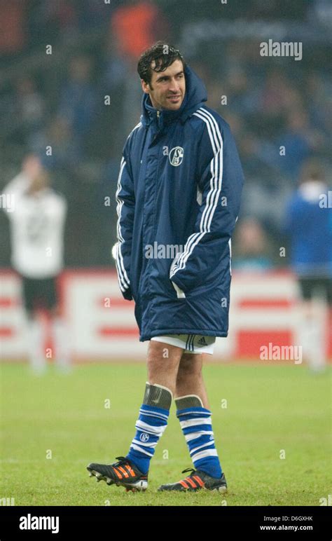 Schalke's Raul is pictured during the UEFA Europa League round of 32 ...