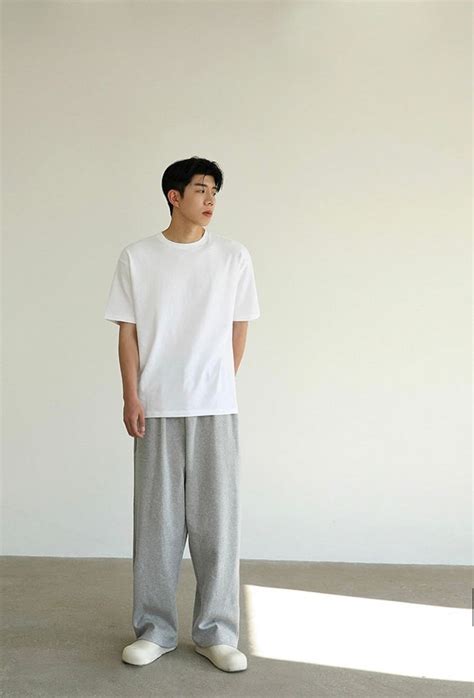 Ulsan Baggy Sweatpant In 2024 Pants Outfit Men Gray Sweatpants