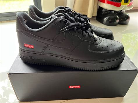 Nike Air Force 1 Low Supreme Black Aftermarket