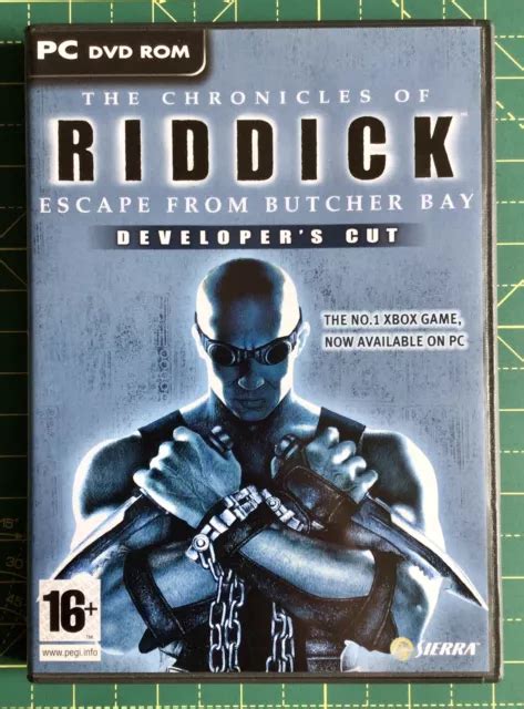 THE CHRONICLES OF Riddick Escape From Butcher Bay Pour PC CD DVD