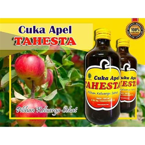 Jual Cuka Apel Tahesta Cara Mudah Hidup Sehat Cuka Apel Pilihan