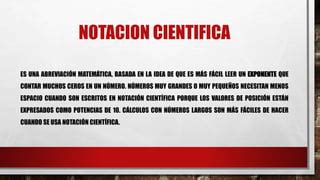 Notación científica PPT