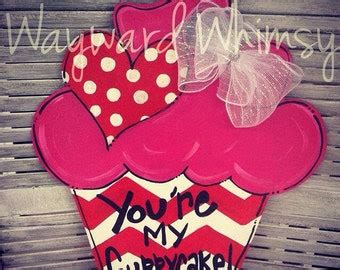 Valentine Heart Be Mine Wood Cut Out Door Hanger