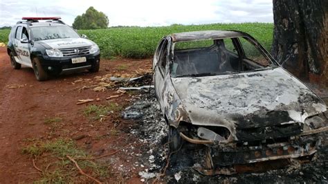 Corpo carbonizado é encontrado dentro de carro em chamas CGN