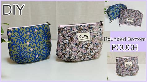 ダーツ入りポーチ作り方 How To Make Rounded Bottom Pouch Easy Sewing Tutorials