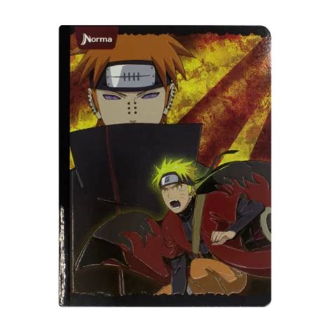 Cuaderno Cosido Hojas Cuadriculado Naruto Pain Tienda Norma