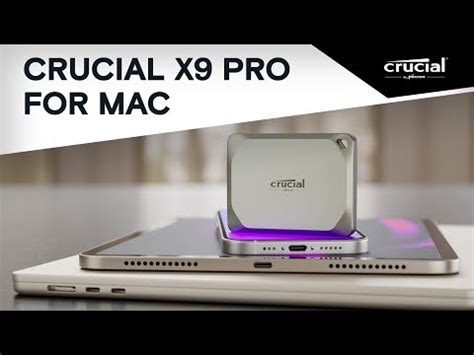 Crucial X9 Pro For Mac 1TB Portable SSD CT1000X9PROMACSSD9B Crucial UK