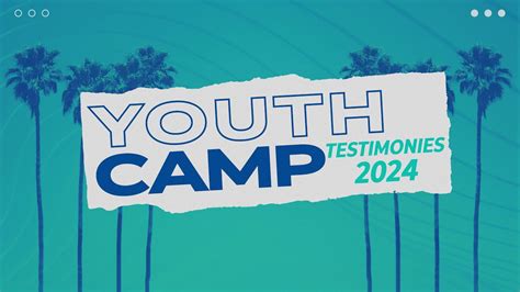 Youth Camp 2024 Testimonies Youtube