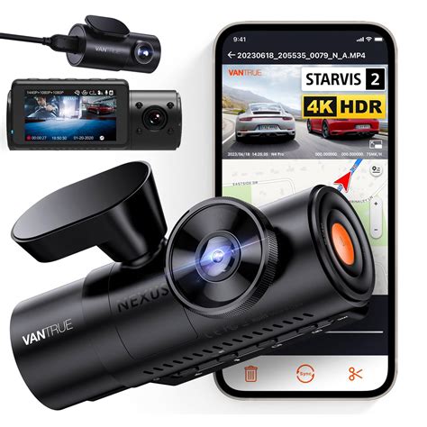 Vantrue N Pro Triple Ch K Wifi Gps Dashcam Vantrue