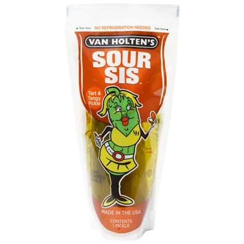 Van Holten s Sour Sis Gros Cornichon Américain Acidulé Jason s Pantry