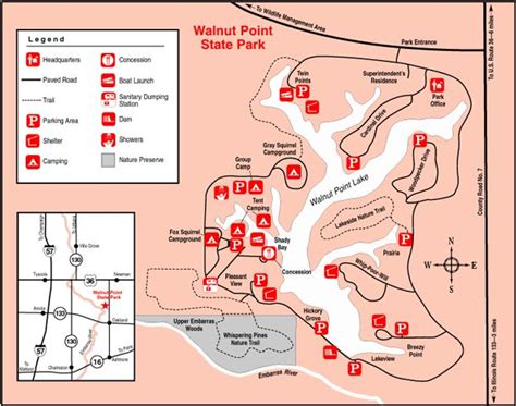 Walnut Point State Park Illinois Site Map - Walnut Point State Park ...