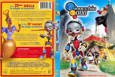 Jaquette Dvd De Pinocchio 3000 K Cinéma Passion