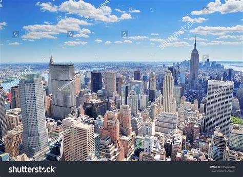 New York City Manhattan Midtown Aerial Stock Photo 105789410 Shutterstock