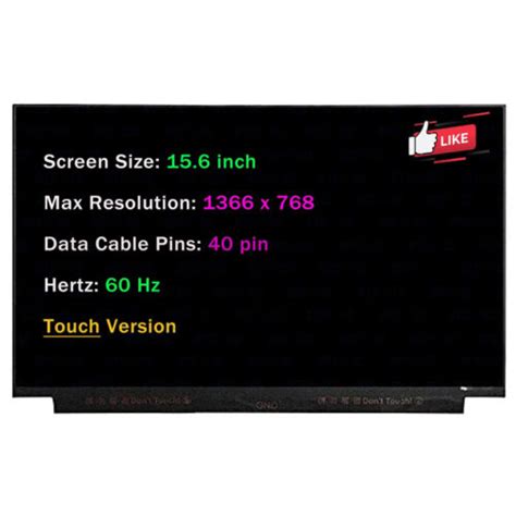 For Hp Dw Cl Lcd Led Touch Screen Display Panel Hd X