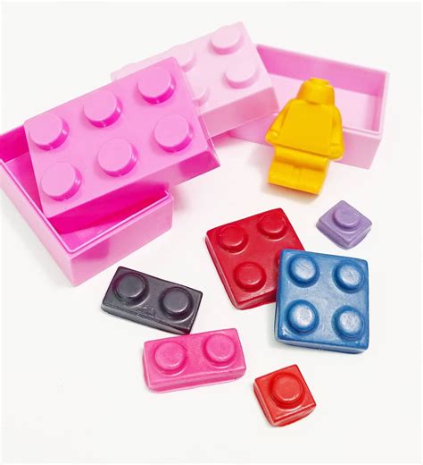 Building Block Block Crayons Figure Crayons Crayons Block Etsy