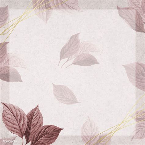 Hand drawn cherry leaf pattern vector | premium image by rawpixel.com # ...