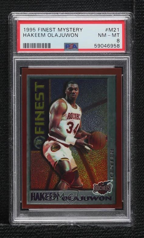 Topps Finest Mystery Finest Bordered M Hakeem Olajuwon