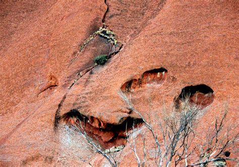 Effects Water Erosion Uluru Ayers Rock Red Centre Northern Flickr