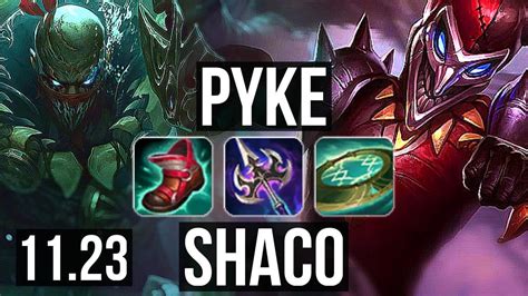 Pyke Jinx Vs Shaco Mf Sup M Mastery Rank Pyke Na