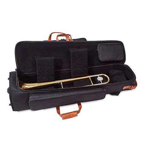 GARD Elite Tenor Trombone 8 6 Bell Gig Bag Synthetic With Tan