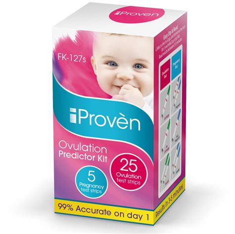 Buy Iproven Ovulation Predictor Kit 50 Lh Ovulation Test Strips And