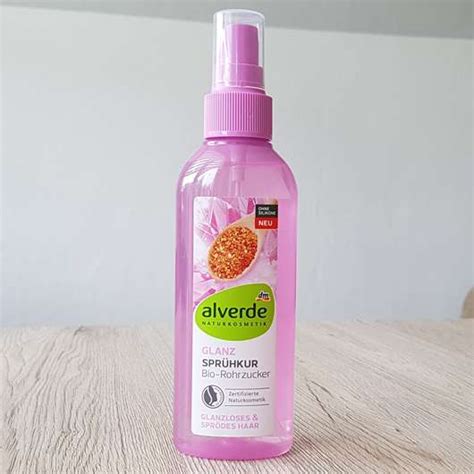 Test Alverde Glanz Sprühkur Bio Rohrzucker Alverde Glanz Sprühkur Bio Rohrzucker Pinkmelon