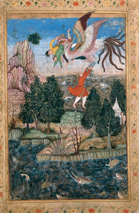 Middle Eastern Simurgh While Generally A Benevolent Being Is Depicted