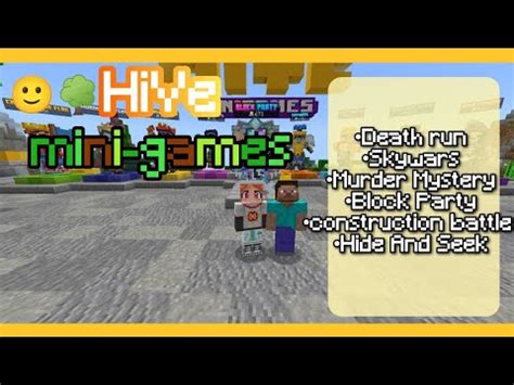 Jogando The Hive Mini Games Minecraft YouTube