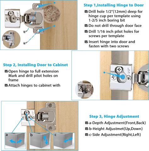 Cabinet Hinges 1 2 Inch Overlay Soft Close Hinges India Ubuy