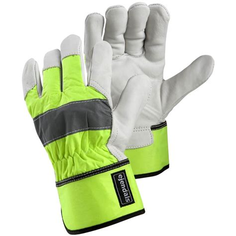 Ejendals Tegera 198 High Visibility Heavy Work Gloves Uk