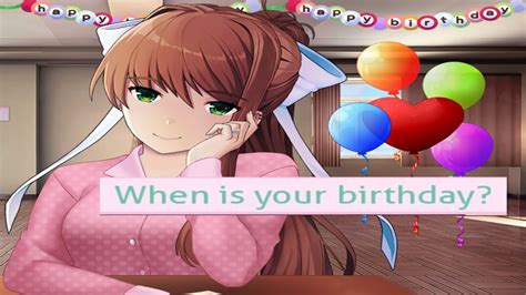 Asking Monika When Is Her Birthday ON Her Birthday YouTube