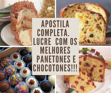 Panetone E Chocotone Gourmet Receita De Alta Lucratividade Thifanny