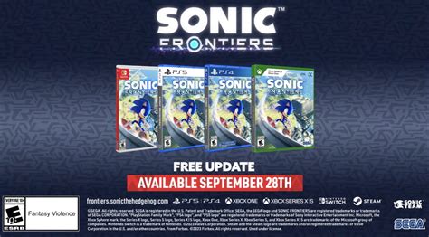 Sonic Frontiers The Final Horizon Update Arrives On September 28