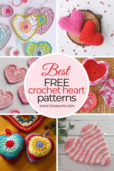 Free Crochet Heart Patterns 15 Of The Best TREASURIE